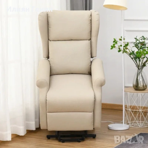HOMCOM Електрически кресло с функция за накланяне, снимка 6 - Дивани и мека мебел - 53641093