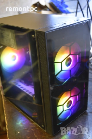 Геймърски компютър I5 6500 RX580 SSD 8 GB DDR4 светеща кутия, снимка 9 - Геймърски - 53723841