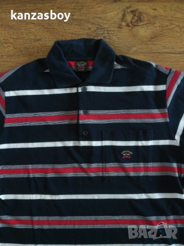 paul and shark - страхотна мъжка тениска КАТО НОВА , снимка 2 - Тениски - 41612341