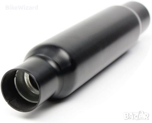 JFG RACING Универсален ауспух за мотоциклети 1.5" OD Inlet 12" НОВО, снимка 2 - Части - 41740491