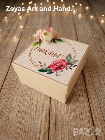 Покана за Кумове/Кръстници - Експлодираща кутия , снимка 3 - Други - 51607754
