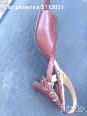 Дамски сандал вишнев на цвят №39, снимка 3 - Сандали - 41775134