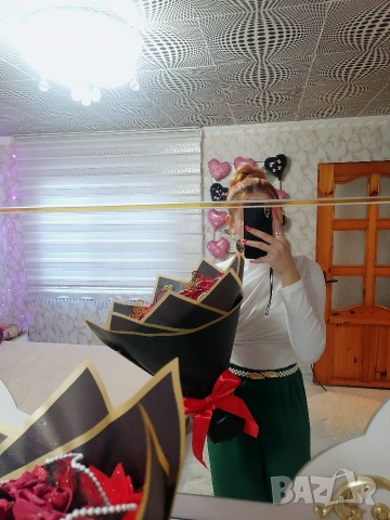 вечен букет с кутия за пръстен , снимка 4 - Подаръци за жени - 53201430