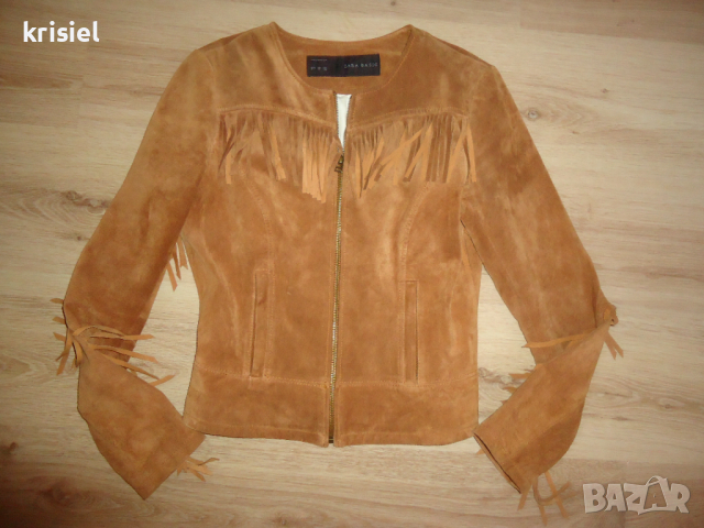 ZARA--СТРАХОТНО ВТАЛЕНО ЯКЕ ЕСТЕСТВЕН ВЕЛУР--S номер