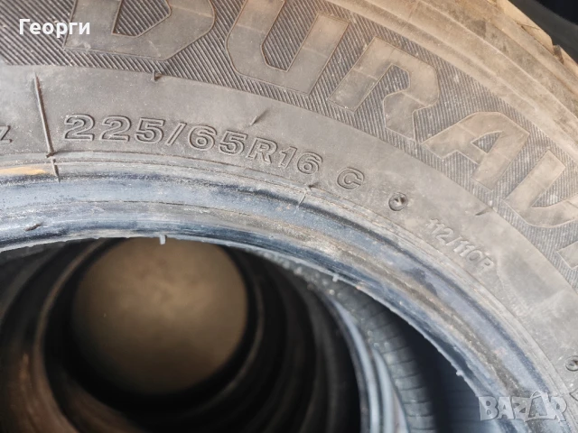 2бр.летни гуми 225/65/16C Bridgestone, снимка 4 - Гуми и джанти - 50616468
