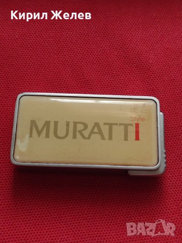 МЕТАЛНА ЗАПАЛКА MURATTI STYLE ЦВЯТ СЛОНОВА КОСТ ПЕРФЕКТНО СЪСТОЯНИЕ ЗА КОЛЕКЦИОНЕРИ РАБОТИ 34028, снимка 7 - Запалки - 39051192