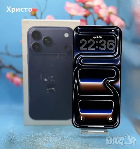 ГАРАНЦИОНЕН!!! Apple iPhone 17 Pro Max, 256GB, 5G, Deep Blue, снимка 5 - Apple iPhone - 56015122