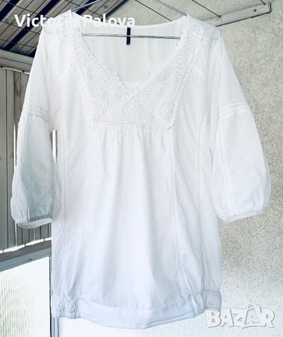 Въздушна бяла блуза SOYACONCEPT Дания, снимка 13 - Корсети, бюстиета, топове - 41427139