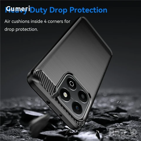 Huawei Honor X6b Гръб - Карбон Шарк, снимка 5 - Калъфи, кейсове - 50849334