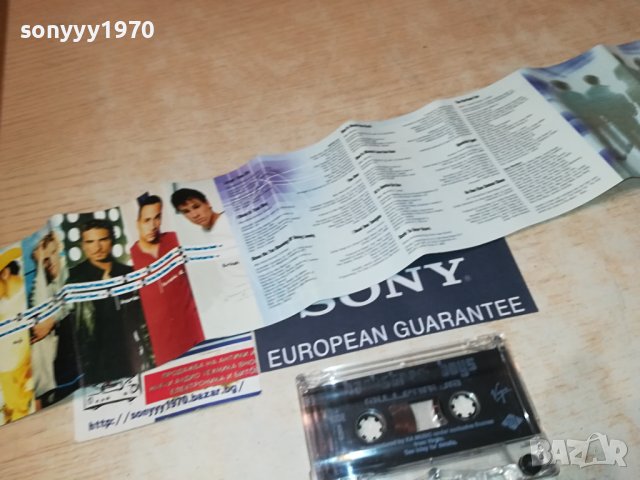 BACKSTREET BOYS-ORIGINAL TAPE 2306232049, снимка 6 - Аудио касети - 41334841