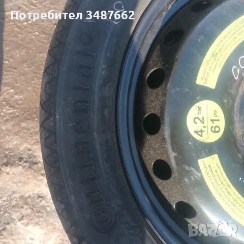 Патерица за Мерцедес Е200 155/70/17 Континентал 4j×17 ет39 5×112 ц.66.6мм , снимка 4 - Гуми и джанти - 48765266