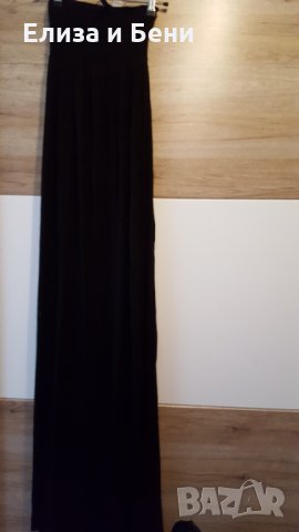 дълга спортно-елегантна готик рокля с ластично бюстие, фин трикотаж H&M