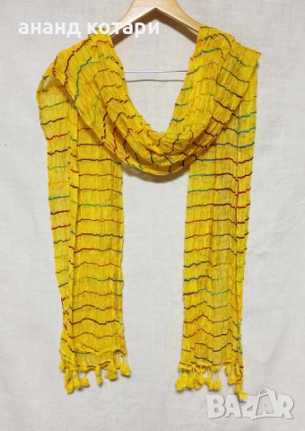 Шал с нежни, пролетни цветове (46-53), снимка 3 - Шалове - 44150306