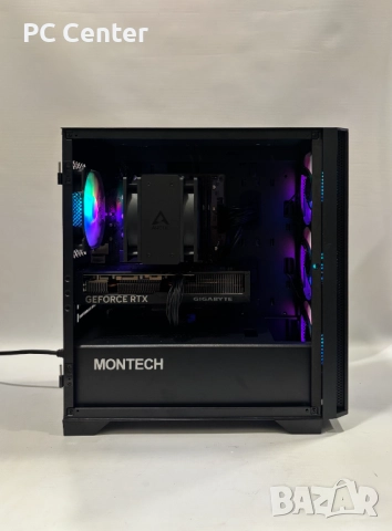 Геймърски компютър AMD Ryzen 5 7500F, RTX 4070 12GB, 16GB ram, снимка 2 - Геймърски - 52909759