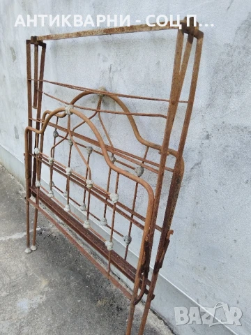 Старо Ковано Сгъваемо Легло. , снимка 4 - Антикварни и старинни предмети - 50824328