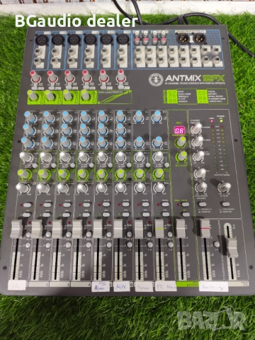 ANTMIX 12FX Миксер 12 Канален Смесителен Пулт с Ефект ANT MIX, снимка 3 - Ресийвъри, усилватели, смесителни пултове - 52002858