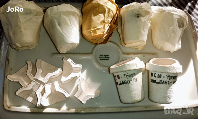 Поти кварцови за центробежно леене производство на завода в Троян 10 броя.