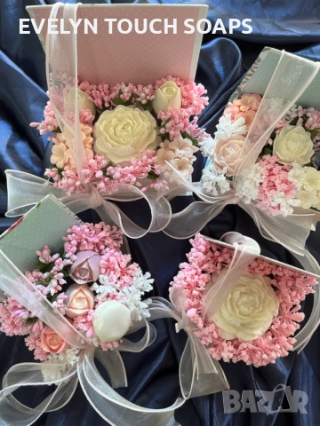  ръчно изработени букети в кутия са символ на стил, снимка 6 - Козметика за тяло - 51531040