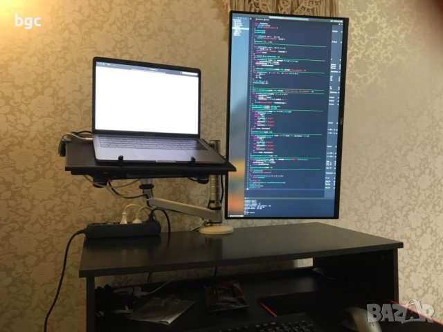 Стойка Монитор+Лаптоп Ергономична Работна Станция , снимка 12 - Други - 39950190