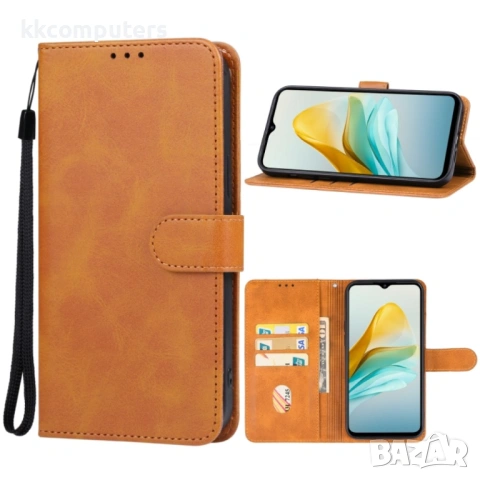 ZTE Blade A53+ Wallet Калъф и Протектор, снимка 4 - Калъфи, кейсове - 53042133