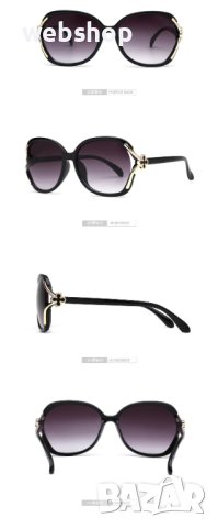 Дамски Слънчеви Очила с декорация на рамката и UV Защита, Различни цветове, снимка 6 - Слънчеви и диоптрични очила - 44173814