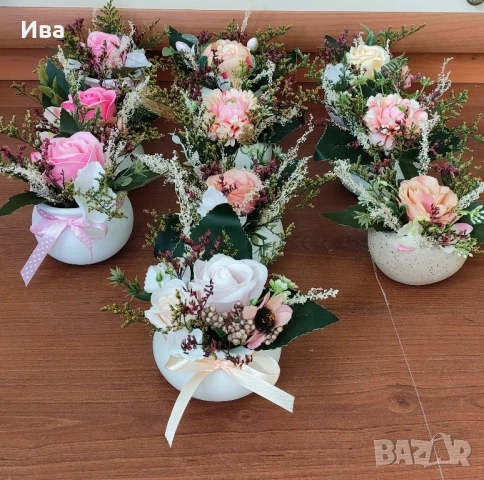 декорирани керамични кашпи