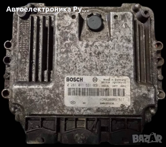 компютър Renault Trafic 2.5DCI ,0281011531, HOM8200091517, Bosch