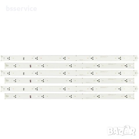 LED КОМПЛЕКТ ЗА КИТАЙСКИ МОДЕЛ 50" SVJ500A38-REV00-5LED L/R ( ПО 5 ДИОДА НА ЛЕНТА 10 ЛЕНТИ )