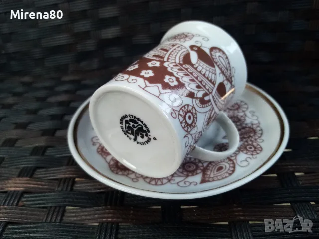 Български сервиз за кафе - Жар птица, снимка 8 - Сервизи - 56024314