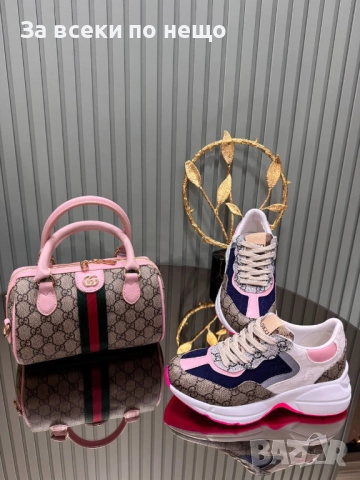 Gucci Комплект Дамска Чанта И Дамски Маратонки Баленсиага - Налични Различни Модели Код SK395, снимка 4 - Чанти - 52862709