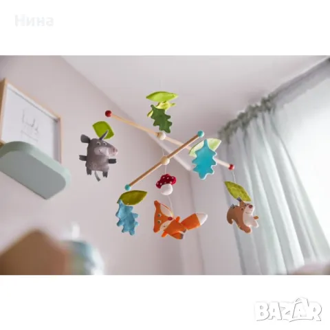 Дървена въртележка HABA Mobile гора 🐿️ , снимка 3 - Образователни игри - 47601500