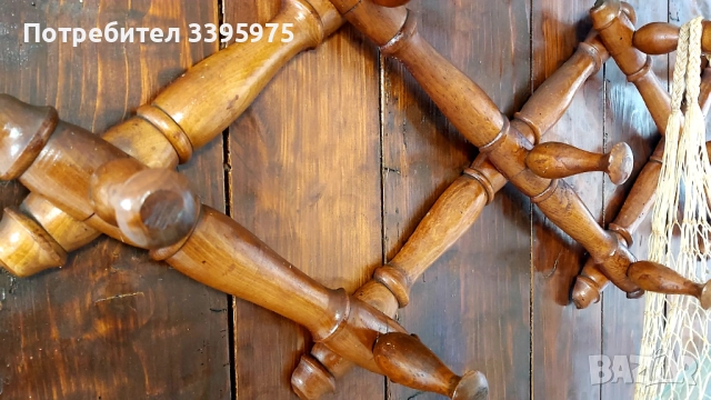 Винтидж дървена закачалка за палта, 1955 г., снимка 2 - Закачалки - 51694118