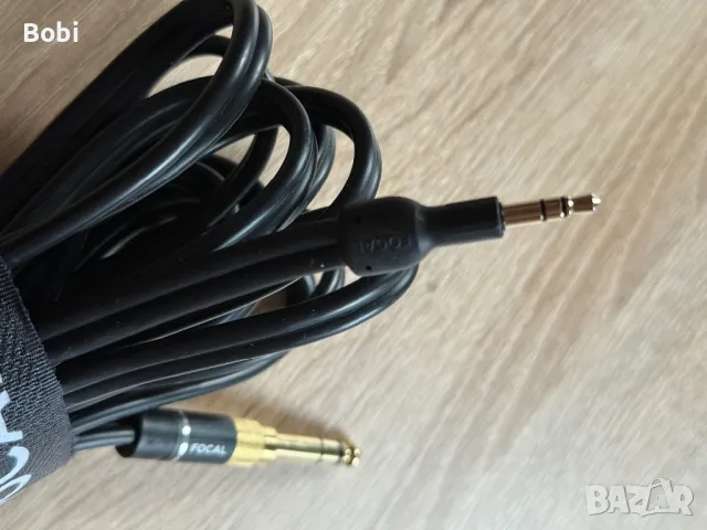 Аудио кабел FOCAL 3.5 мм към 6.35 мм (с винтов адаптер) – 4 метра, снимка 4 - Други - 49798841