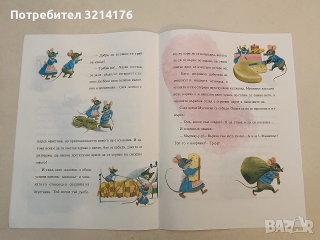 Мустакан и мишокът - Г. Фалцоне Фонтанели, снимка 3 - Детски книжки - 52912749