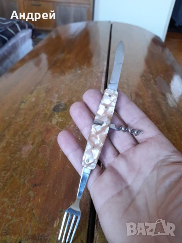 Стар джобен нож,ножче,ножка #124, снимка 5 - Други ценни предмети - 51253393