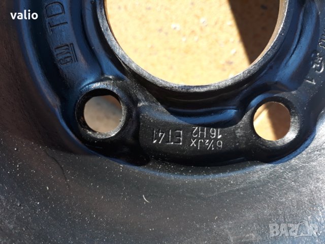 4БР ЖЕЛЕЗНИ5/110/16 ОПЕЛ, снимка 5 - Гуми и джанти - 34549900