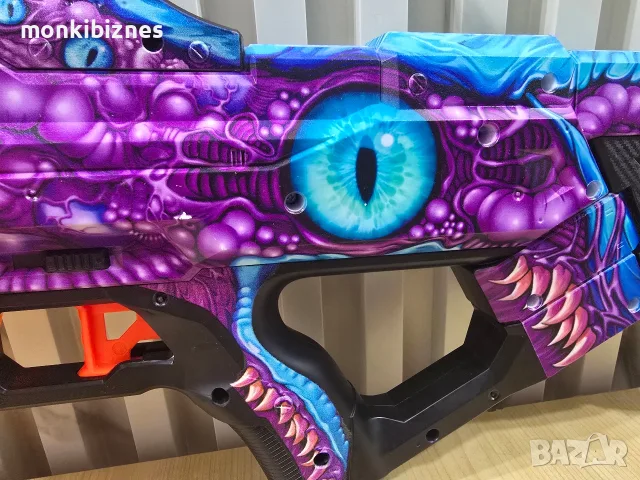 Бластер Zuru X Shot Skins - Enigma, с барабан , снимка 2 - Други - 55744709