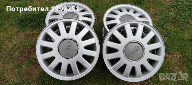 4бр. ляти джанти 6J15 ET38 5x100мм. Свалени са от Audi A3. Внос от Германия. Цената е за комплекта., снимка 10 - Гуми и джанти - 36300976