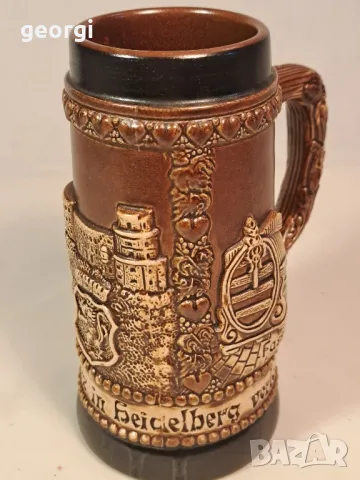 немска керамична колекционерска халба 25/4