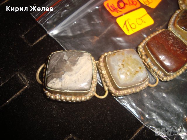 НЕФРИТЕНА ОТОМАНСКА ГРИВНА СКЪПОЦЕННИ КАМЪНИ САЧАН МАЙСТОРСКА РЪЧНА СТАРА ИЗРАБОТКА УНИКАТ 18196, снимка 4 - Антикварни и старинни предмети - 33792340