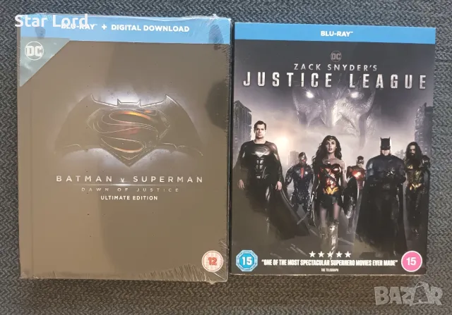 Нов BluRay с БГ субтитри - Батман срещу Супермен / Batman v Superman - луксозно Digibook издание, снимка 3 - Blu-Ray филми - 33409318