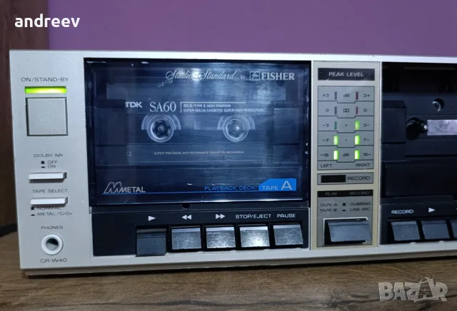Fisher CR-W40 Двукасетен дек, снимка 5 - Декове - 56156611