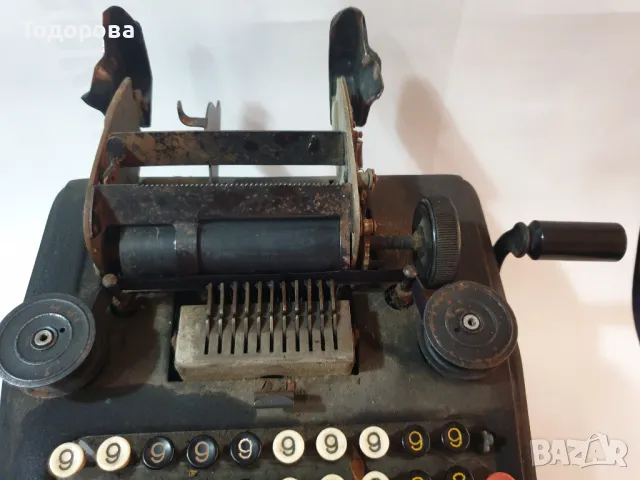 Античен касов италиански апарат, снимка 5 - Антикварни и старинни предмети - 47814515