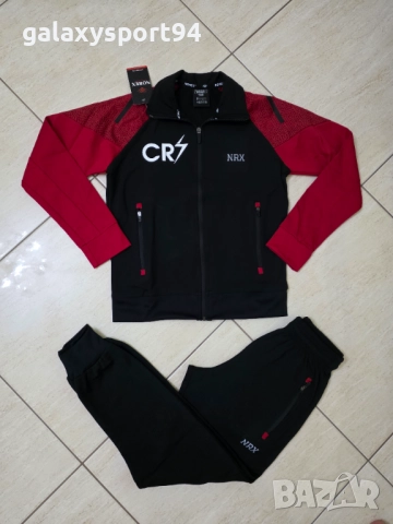 Детски Анцуг с Качулка Роналдо от 4 до 11г Детски Ал Насър Черен Комплект, снимка 3 - Футбол - 51644688