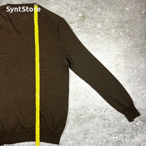 Пуловер Polo Ralph Lauren | Размер M | Кафяв, снимка 7 - Пуловери - 53610949