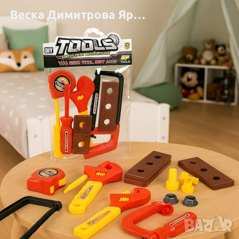 Комплект детски инструменти Deluxe Tool Set, снимка 7 - Други - 52720420