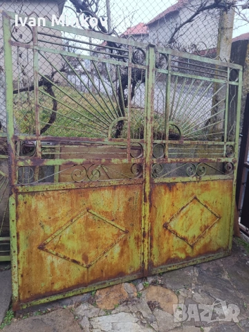 Масивна Порта 180/200 и Ограда с Орнаменти 15м., снимка 7 - Огради и мрежи - 52827966