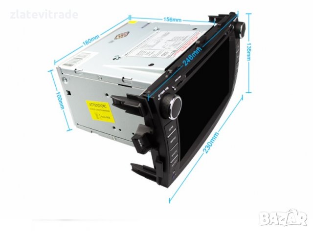 TOYOTA COROLLA E140 2006-2012 - 8'' Навигация Android, 8022, снимка 4 - Навигация за кола - 33812356