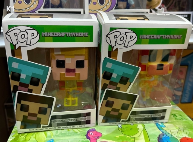 Funko Pop фигурки Майнкрафт Gold Minecraft