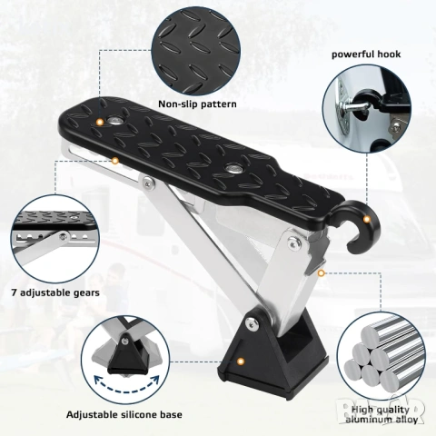 Многофункционална автомобилна стълба, снимка 3 - Аксесоари и консумативи - 53520842